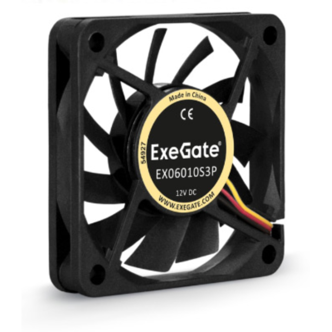 Вентилятор 12В DC EXEGATE EXTRASILENT ES06025S2P 60x60x25 мм EX299863RUS